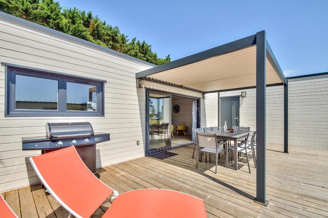 Chalet Pour 8 Dans Residence Avec Piscine Chauffee Brétignolles-sur-Mer Eksteriør bilde