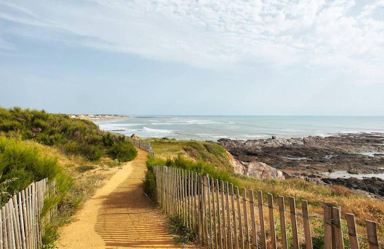 Chalet Pour 8 Dans Residence Avec Piscine Chauffee Brétignolles-sur-Mer Eksteriør bilde
